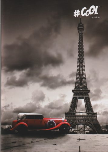 Füzet tűzött A4 sima 96 lap COOL BY VICTORIA "Big city" Paris