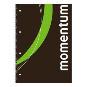   VICTORIA PAPER Spirálfüzet, A4, sima, 90 lap, perforált, lyukasztott, VICTORIA PAPER, "Momentum"