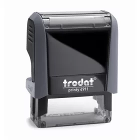   TRODAT Bélyegző, TRODAT "Printy 4911", fekete ház, kék párnával