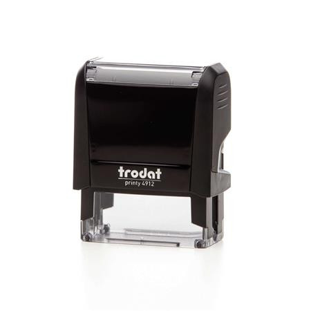 Bélyegző TRODAT "Printy 4912" fekete ház, fekete párnával