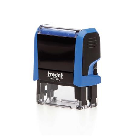 TRODAT Bélyegző, TRODAT "Printy 4912", kék ház, fekete párnával
