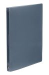   VIQUEL Gyűrűs könyv, 4 gyűrű, 25 mm, A4, PP, VIQUEL "Propyglass", füstszínű