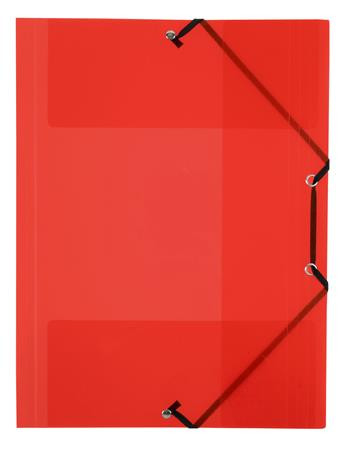 VIQUEL Gumis mappa, 15 mm, PP, A4, VIQUEL "Propyglass", piros