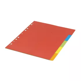 Elválasztólap, színes karton 5 részes Bluering®