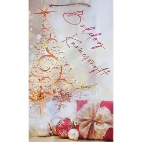   Karácsonyi nagy álló lakk dísztasak 36x22x9 cm UTOLSÓ DARABOK