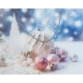   Karácsonyi közepes lakk dísztasak 25x20x8 cm UTOLSÓ DARAB