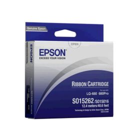   EPSON S015262 Festékszalag LQ 670, 680, 860 nyomtatókhoz, EPSON, fekete