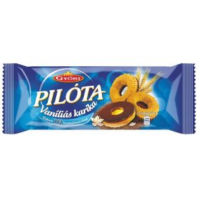   GYŐRI Vaníliás karika, 150 g, GYŐRI "Pilóta", tejcsokoládés