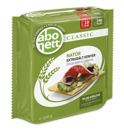 ABONETT Extrudált kenyér, ABONETT, 100 g, natúr