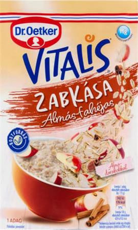 DR OETKER Zabkása, 48 g, DR. OETKER, "Vitalis", almás-fahéjas