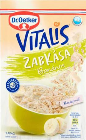 DR OETKER Zabkása, 55 g, DR. OETKER, "Vitalis", banános