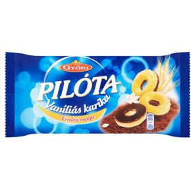   GYŐRI Vaníliás karika, 300 g, GYŐRI " Pilóta", étcsokoládés