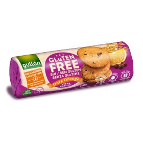   GULLÓN Keksz, 180 g, GULLÓN, gluténmentes, zabbal és naranccsal
