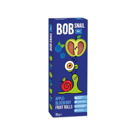 BOB SNAIL Gyümölcsszelet, 30 g, BOB SNAIL, alma-áfonya