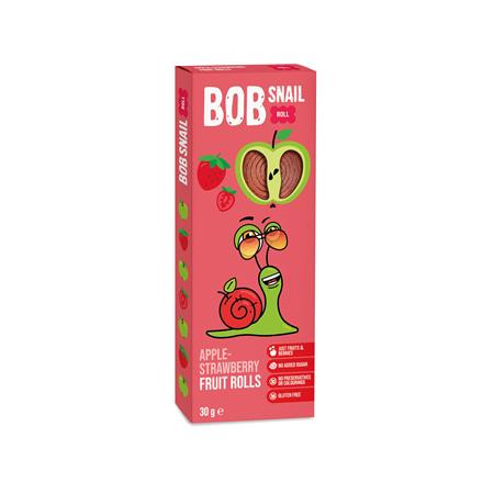 BOB SNAIL Gyümölcsszelet, 30 g, BOB SNAIL, alma-eper