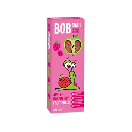 BOB SNAIL Gyümölcsszelet, 30 g, BOB SNAIL, alma-málna
