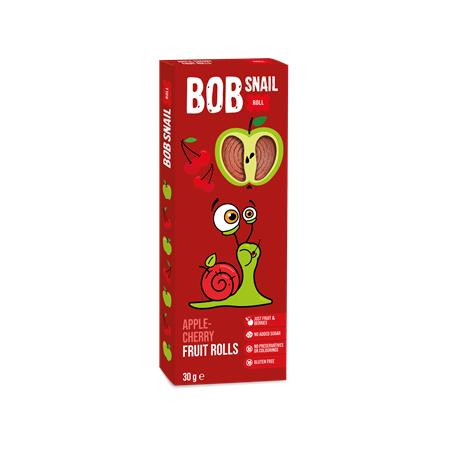 BOB SNAIL Gyümölcsszelet, 30 g, BOB SNAIL, alma-meggy