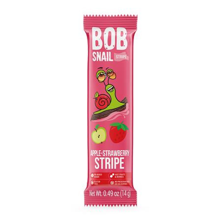 BOB SNAIL Gyümölcsszelet, 14 g, BOB SNAIL, alma-eper