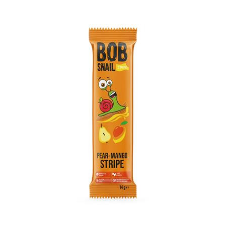 BOB SNAIL Gyümölcsszelet, 14 g, BOB SNAIL, körte-mangó