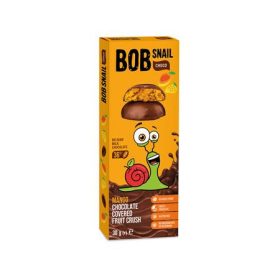   BOB SNAIL Gyümölcs snack, 30 g, BOB SNAIL, mangó tejcsokoládéban