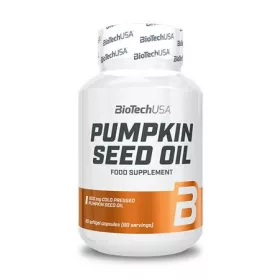   BIOTECH USA Étrend-kiegészítő tabletta, 60 tabletta, BIOTECH USA "Pumpkin Seed Oil"