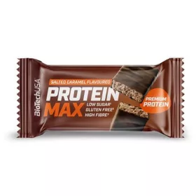   BIOTECH USA Fehérjeszelet, gluténmentes, 45g, BIOTECH USA "Protein Max", sós karamell