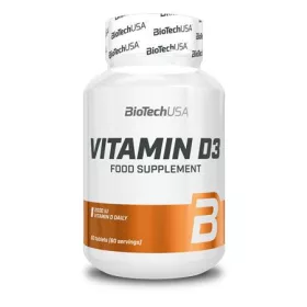 BIOTECH USA Vitamin, 60 tabletta, D3, BIOTECH USA