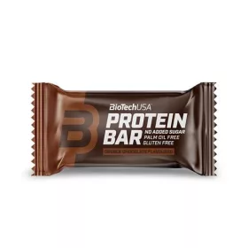   BIOTECH USA Fehérjeszelet, gluténmentes, 35g, BIOTECH USA, dupla csokoládé