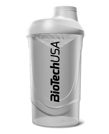 BIOTECH USA Keverőpalack, 600ml, BIOTECH USA "Wave Shaker", átlátszó