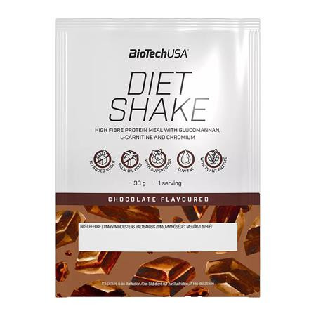 BIOTECH USA Étrend-kiegészítő italpor, 30g, BIOTECH USA "Diet Shake", csokoládé