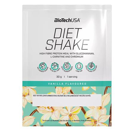 BIOTECH USA Étrend-kiegészítő italpor, 30g, BIOTECH USA "Diet Shake", vanília