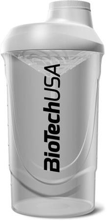 BIOTECH USA Keverőpalack, 600ml, BIOTECH USA "Wave Shaker", fekete-füst