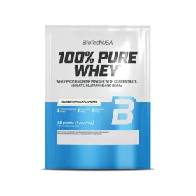   BIOTECH USA Tejsavó fehérjepor, 28g, BIOTECH USA "100% Pure Whey", bourbon vanília