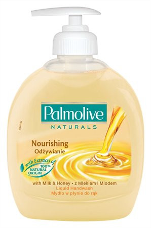 PALMOLIVE Folyékony szappan, 0,3 l, PALMOLIVE Nourishing "Milk and Honey"