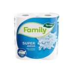   TENTO Kéztörlő, tekercses, 2 rétegű, TENTO "Family Super Aqua", fehér