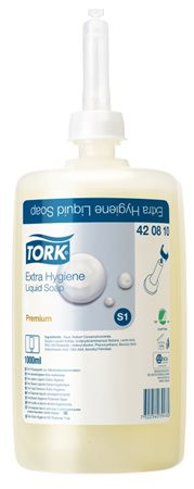 TORK Folyékony szappan, 1 l, S1 rendszer, TORK "Kézmosására", átlátszó