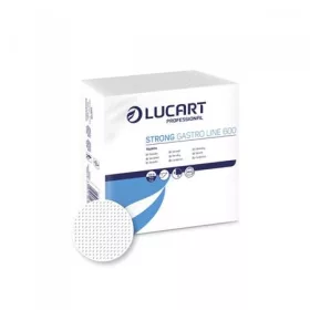 LUCART Szalvéta, éttermi, 600 db, LUCART, fehér
