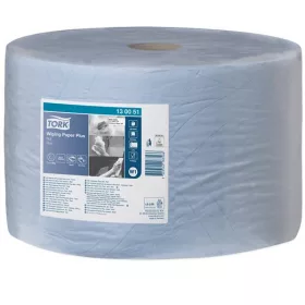   TORK Törlőpapír, tekercses, 39 cm átmérő, W1 rendszer, 2 rétegű, TORK "Plusz", kék