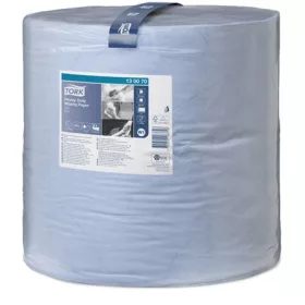   TORK Törlőpapír, tekercses, 37, 5 cm átmérő, W1 rendszer, 2 rétegű, TORK " Nagy teljesítményű", kék