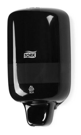 TORK Folyékony szappan adagoló, S2 rendszer, Elevation, TORK "Mini", fekete