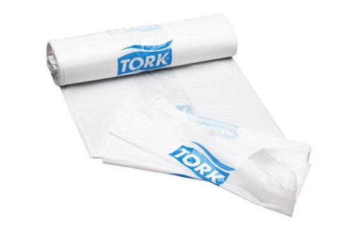 TORK Hulladékgyűjtő zsák, 20 l, B2 rendszer, TORK, fehér