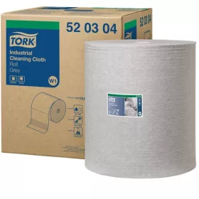   TORK Tisztítókendő, ipari, 1 rétegű, 950 lap, W1 rendszer, TORK, szürke