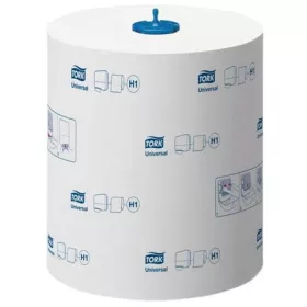   TORK Kéztörlő, tekercses, extra hosszú, 1 rétegű, H1 rendszer, Universal, TORK "Matic", fehér