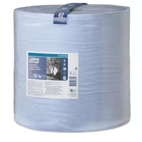   TORK Törlőpapír, tekercses, 39 cm átmérő, W1 rendszer, 3 rétegű, TORK "Nagy teljesítményű", kék