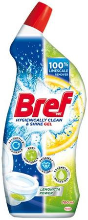 BREF WC-tisztítógél, 700 ml, BREF, citrus