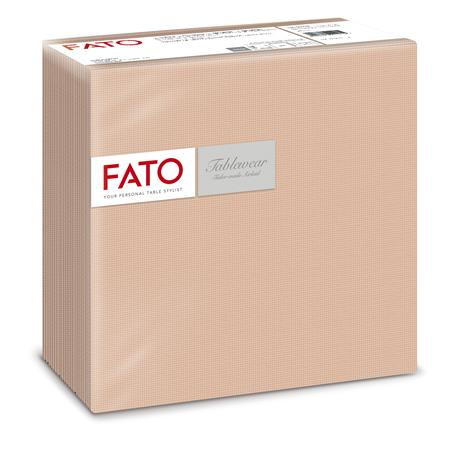 FATO Szalvéta, 1/4 hajtogatott, 40x40 cm, FATO "Airlaid Shade", cappuccino