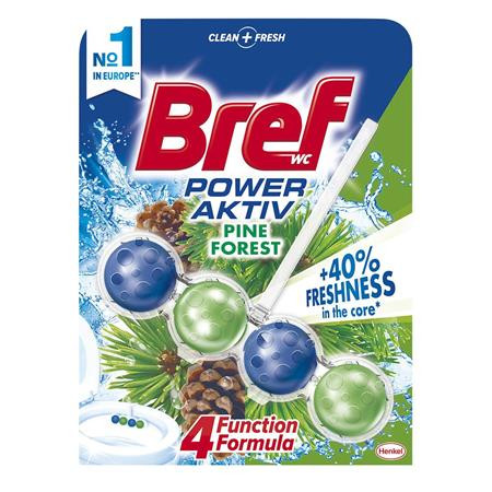 BREF WC illatosító golyók, 50 g, BREF "Power Aktiv", fenyő