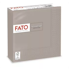   FATO Szalvéta, 1/4 hajtogatott, 33x33 cm, FATO "Smart Table", galambszürke