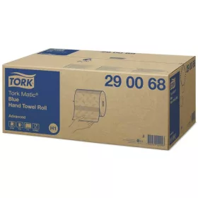   TORK Kéztörlő, tekercses, H1 rendszer, 2 rétegű, 150 m, TORK "Matic", kék