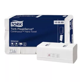   TORK Kéztörlő, hajtogatott, H5 rendszer, 1 rétegű, Universal, TORK "PeakServe", fehér